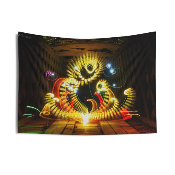Vibrant Light Art Indoor Wall Tapestry - Bohemian Decor for Living Rooms & Bedrooms - Image 5