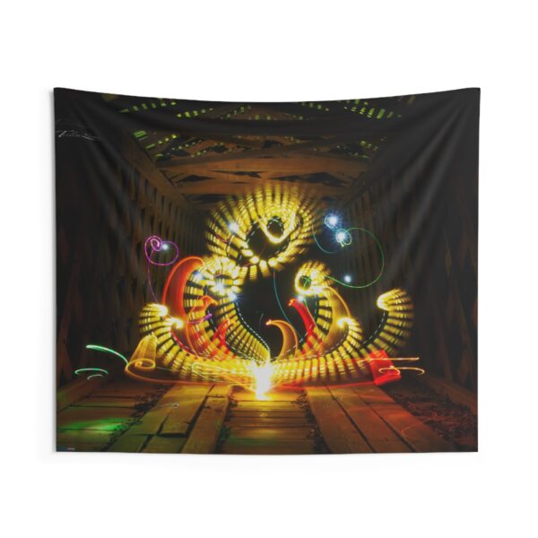 Vibrant Light Art Indoor Wall Tapestry - Bohemian Decor for Living Rooms & Bedrooms - Image 6