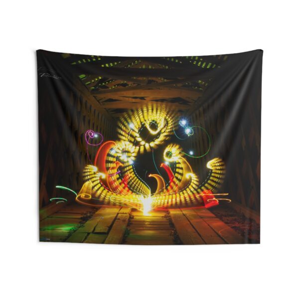 Vibrant Light Art Indoor Wall Tapestry - Bohemian Decor for Living Rooms & Bedrooms - Image 7