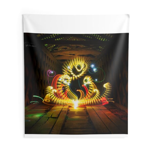 Vibrant Light Art Indoor Wall Tapestry - Bohemian Decor for Living Rooms & Bedrooms - Image 8